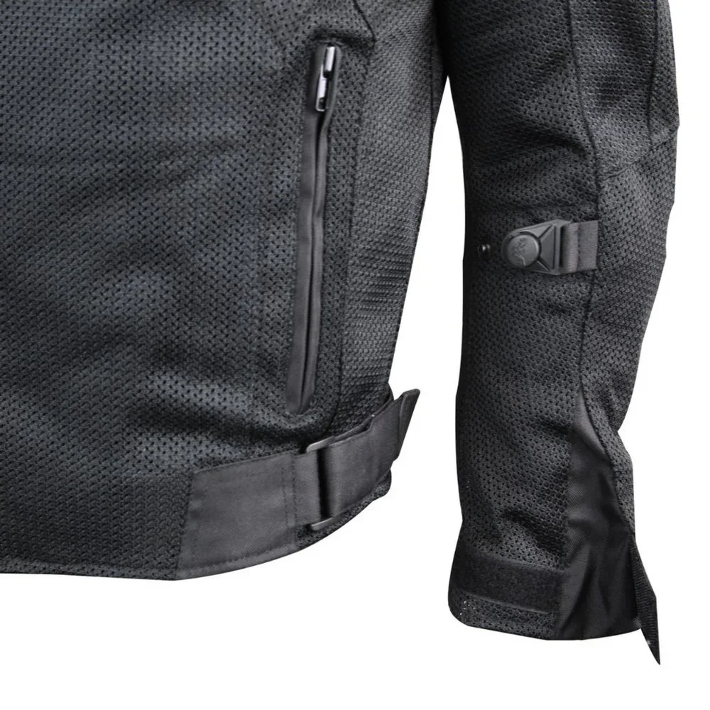 NWT Advance Vance VL1622B Mens All Weather Season CE Armor Mesh Moto Jacket - Picture 5 of 11